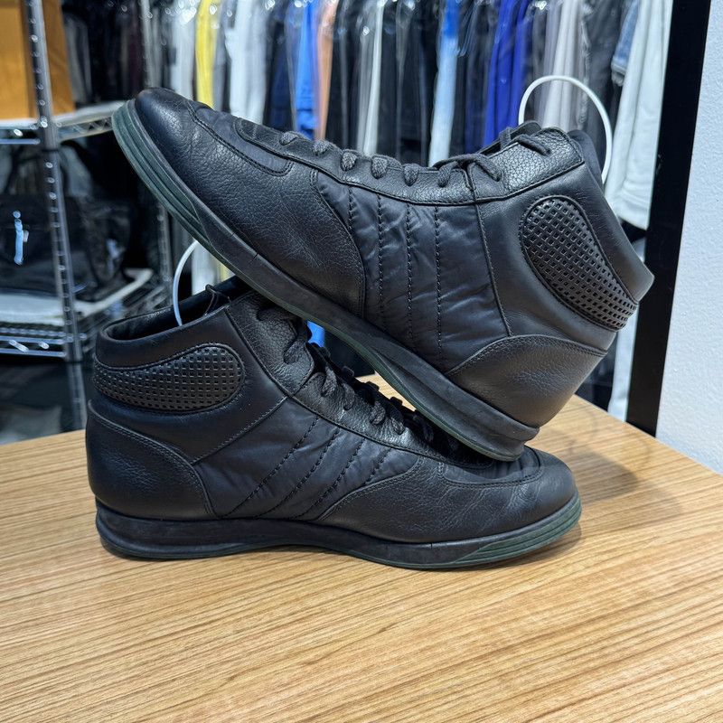 Gucci Black Casual High-Top Sneakers 0079