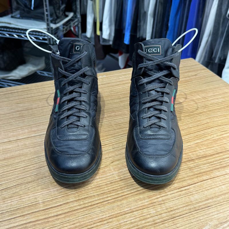 Gucci Black Casual High-Top Sneakers 0079