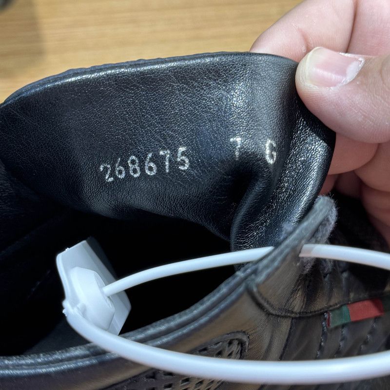 Gucci Black Casual High-Top Sneakers 0079