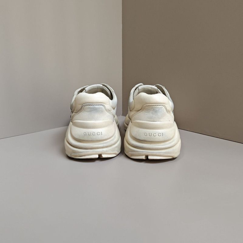 Gucci Gucci Rhyton Leather Lip Print Low-Top Sneakers 0079 Size US 9.5 / EU 42-43 - 3 Thumbnail