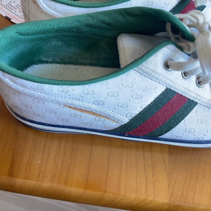 Gucci Gucci Tennis 1977 Vintage Low-Top Fashion Sneakers 0079 Size US 9.5 / EU 42-43 - 6 Thumbnail