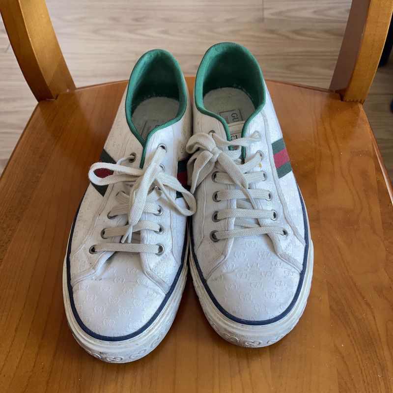 Gucci Gucci Tennis 1977 Vintage Low-Top Fashion Sneakers 0079 Size US 9.5 / EU 42-43 - 2 Thumbnail