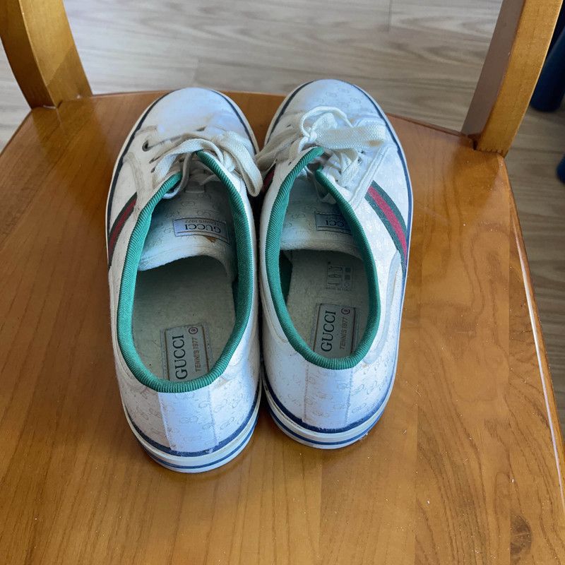 Gucci Gucci Tennis 1977 Vintage Low-Top Fashion Sneakers 0079 Size US 9.5 / EU 42-43 - 3 Thumbnail
