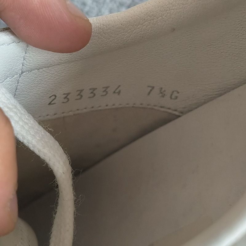 Gucci Gucci GG-Embossed Leather Canvas Sneakers 0079 Size US 8 / EU 41 - 5 Thumbnail