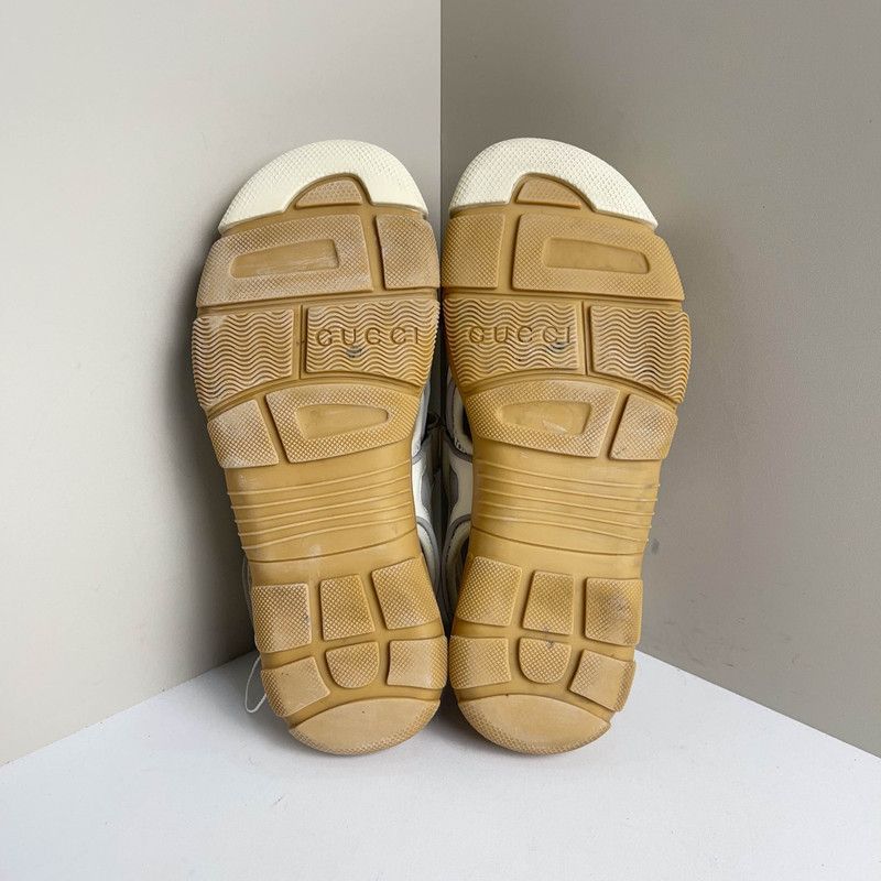 Gucci Gucci Leather Velcro Sandals in Silver 0079 Size US 7.5 / EU 40-41 - 4 Thumbnail
