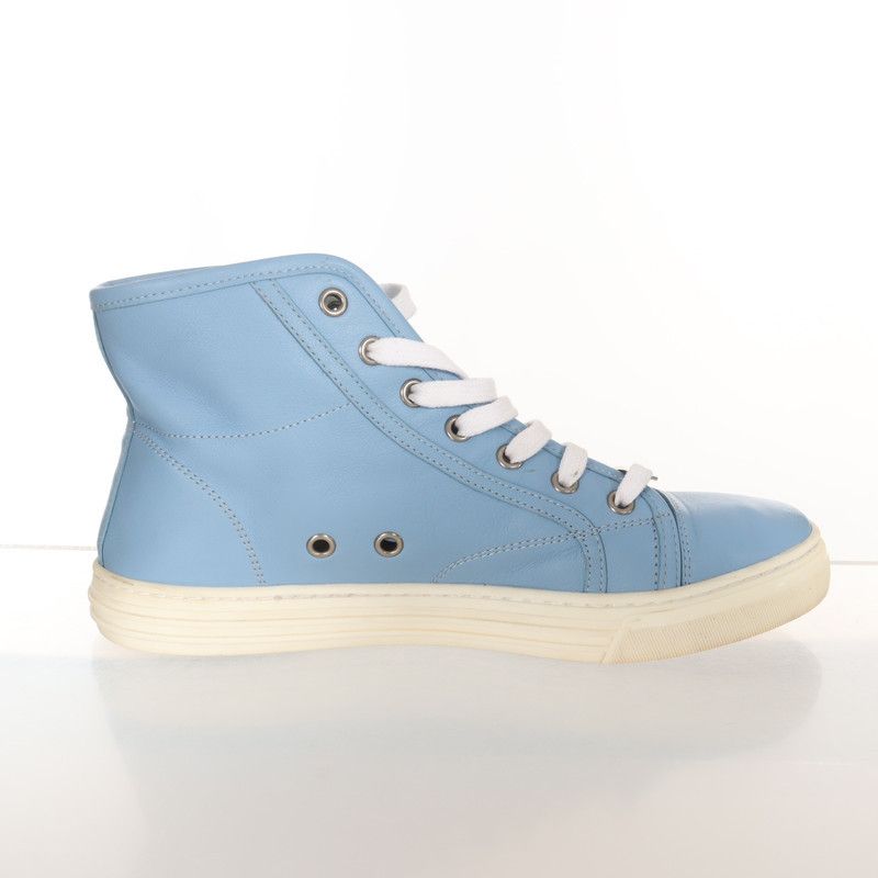 Gucci Gucci High-Top Sneakers in Blue 0079 Size US 6.5 / EU 39-40 - 3 Thumbnail