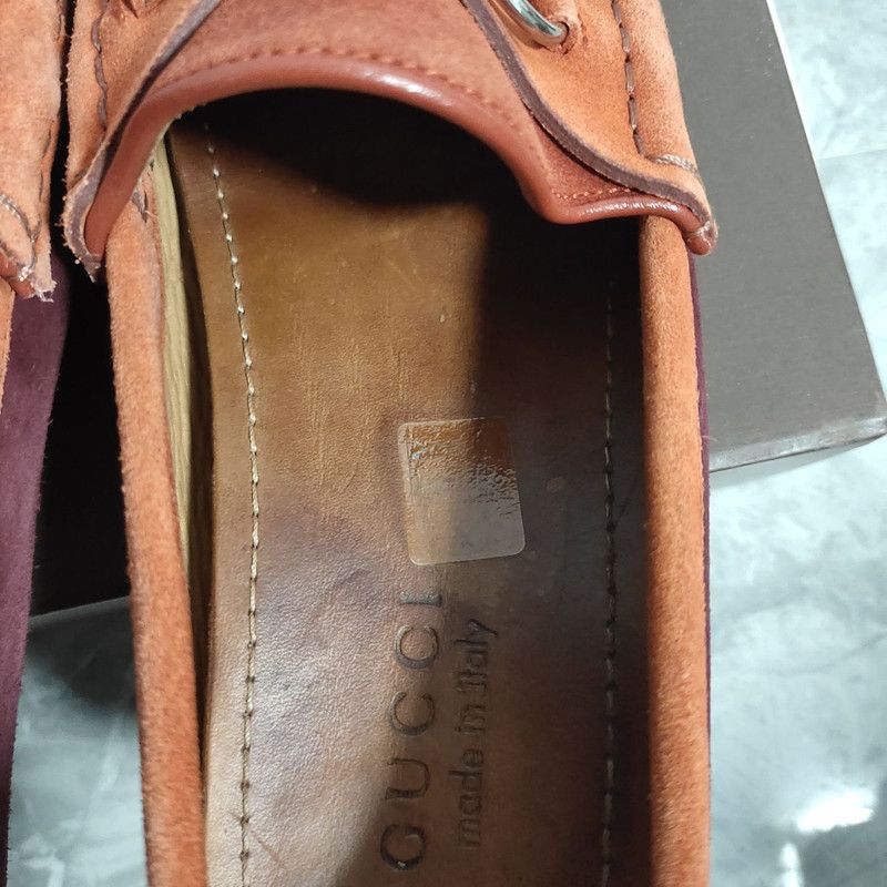 Gucci Gucci Orange-Red Loafers 0079 Size US 8 / EU 41 - 6 Thumbnail