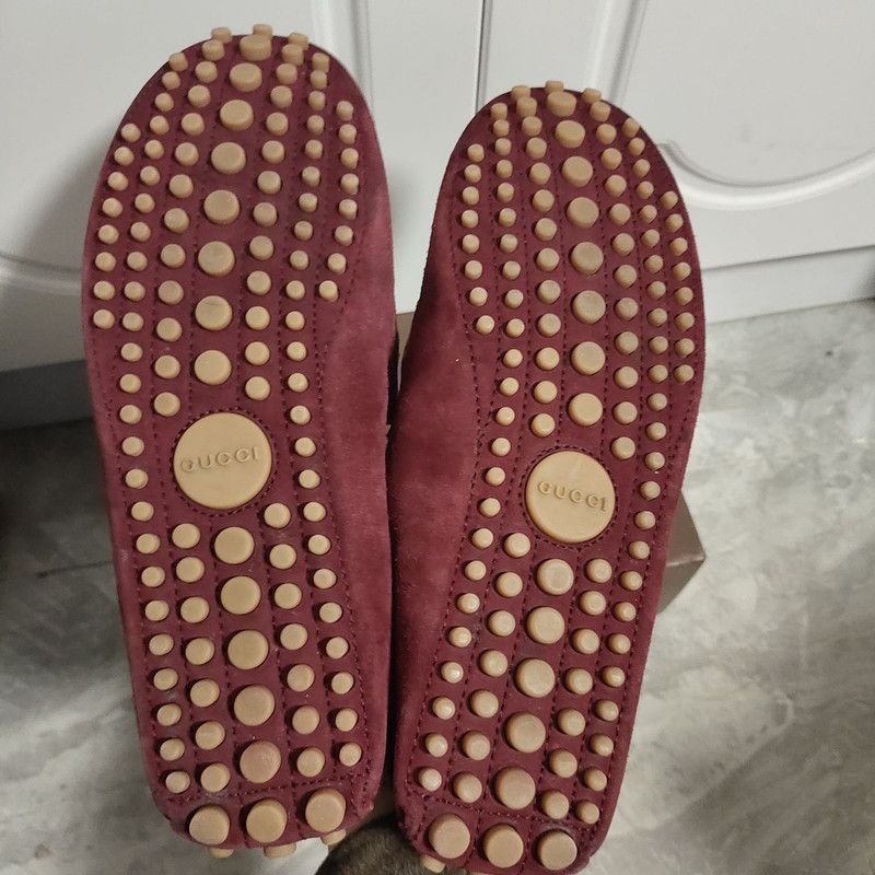 Gucci Gucci Orange-Red Loafers 0079 Size US 8 / EU 41 - 4 Thumbnail