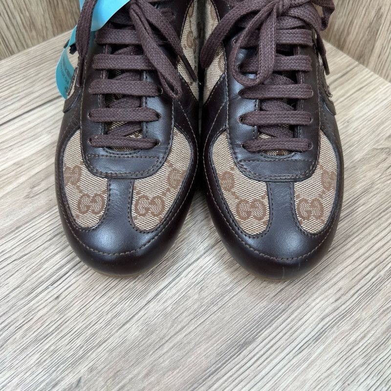 Gucci Gucci Color-Blocked Monogram Sneakers for Men and Women 0079 Size US 5.5 / EU 38 - 7 Thumbnail
