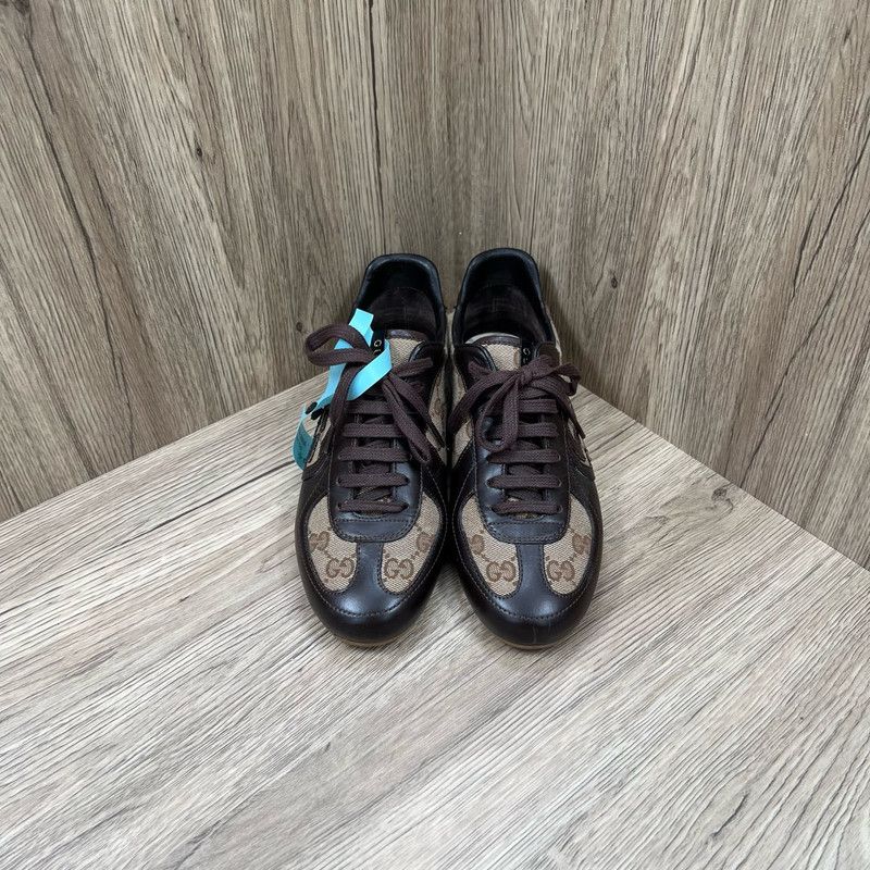 Gucci Gucci Color-Blocked Monogram Sneakers for Men and Women 0079 Size US 5.5 / EU 38 - 2 Thumbnail