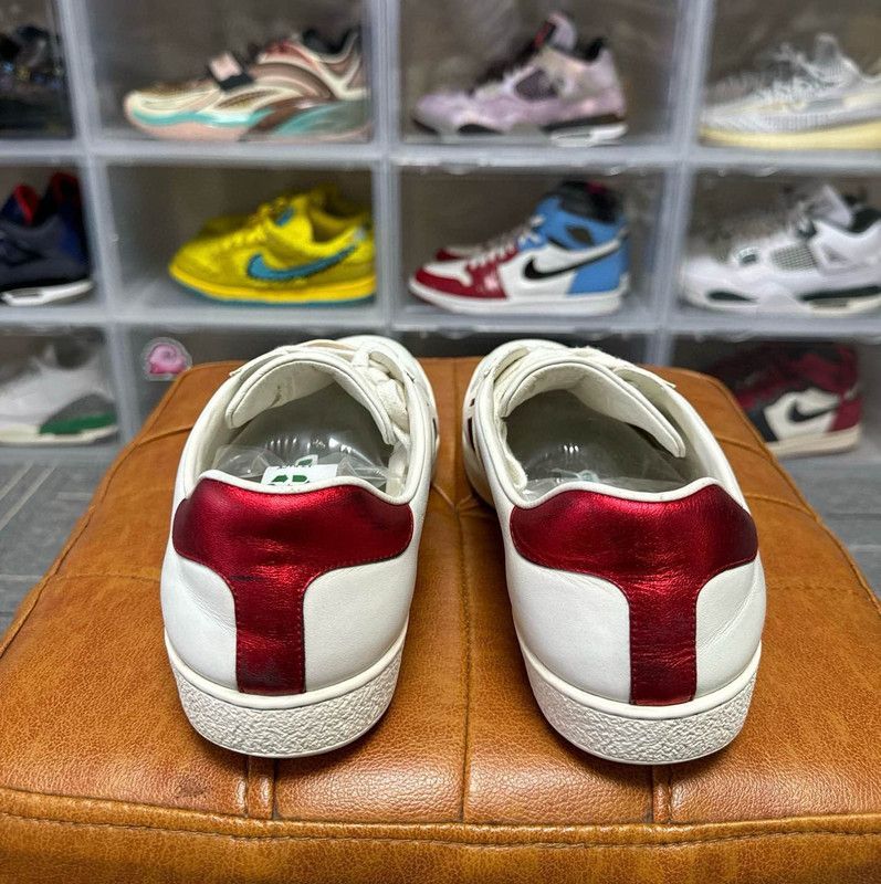 Gucci Ace White Low-Top Fashion Sneakers 0079
