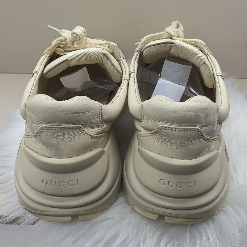 Gucci Gucci Rhyton Logo Low-Top Dad Sneakers 0079 Size US 8 / EU 41 - 3 Thumbnail