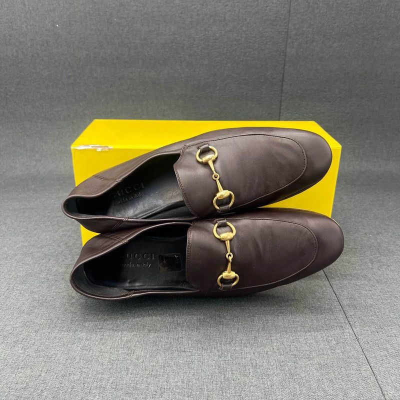 Gucci Gucci Brown Slip-On Casual Shoes for Men 0079 Size US 8 / EU 41 - 6 Thumbnail