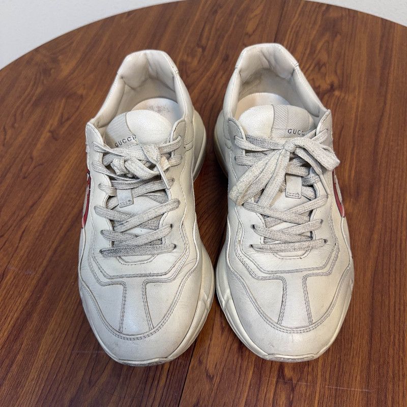 Gucci Gucci Rhyton Leather Lips Print Sneakers 0079 Size US 7.5 / EU 40-41 - 2 Thumbnail