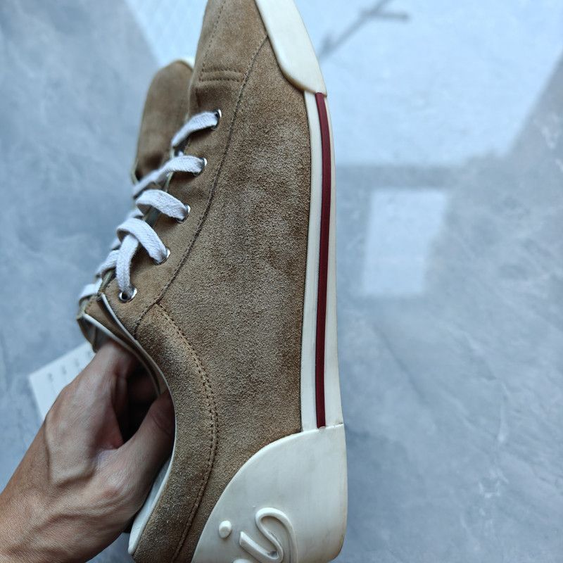 Gucci Gucci Brown Suede Low-Top Casual Sneakers 0079 Size US 9.5 / EU 42-43 - 9 Thumbnail