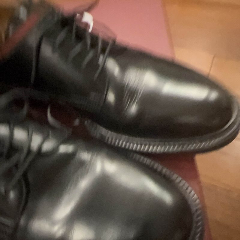 Gucci Gucci Black Leather Casual Shoes with Green Red Stripe 0079 Size US 9.5 / EU 42-43 - 7 Thumbnail