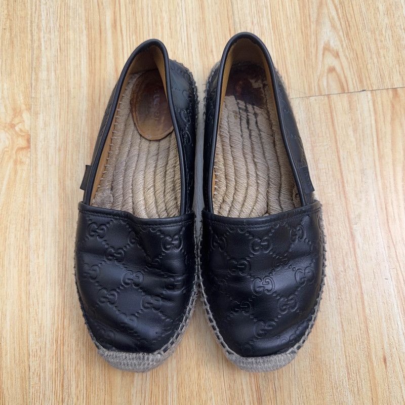Gucci Gucci Leather Logo-Embossed Casual Slip-Ons for All 0079 Size US 7.5 / EU 40-41 - 2 Thumbnail