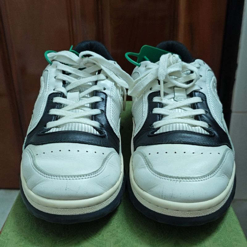 Gucci Gucci MAC80 Leather Low-top Sneakers for Men 0079 Size US 8 / EU 41 - 2 Thumbnail