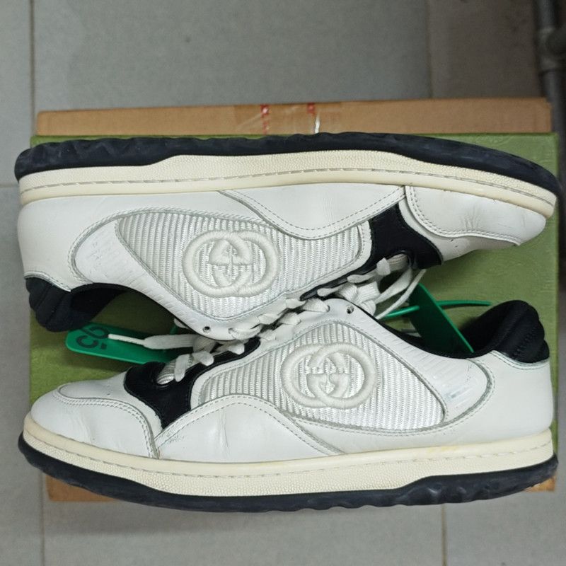 Gucci Gucci MAC80 Leather Low-top Sneakers for Men 0079 Size US 8 / EU 41 - 6 Thumbnail