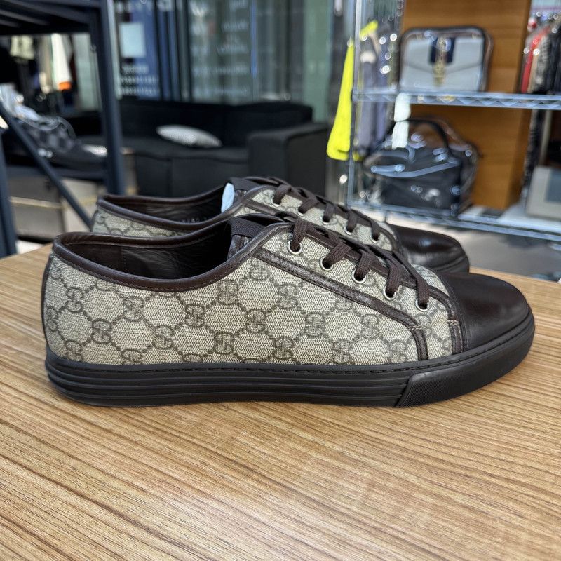 Gucci Gucci Stylish Casual Brown Sneakers 0079 Size US 10.5 / EU 43-44 - 7 Thumbnail