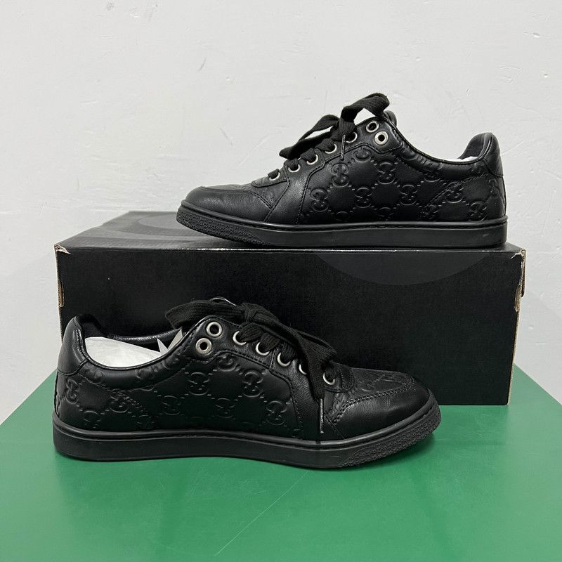 Gucci Gucci Classic Black Casual Sneakers 0079 Size US 5.5 / EU 38 - 7 Thumbnail