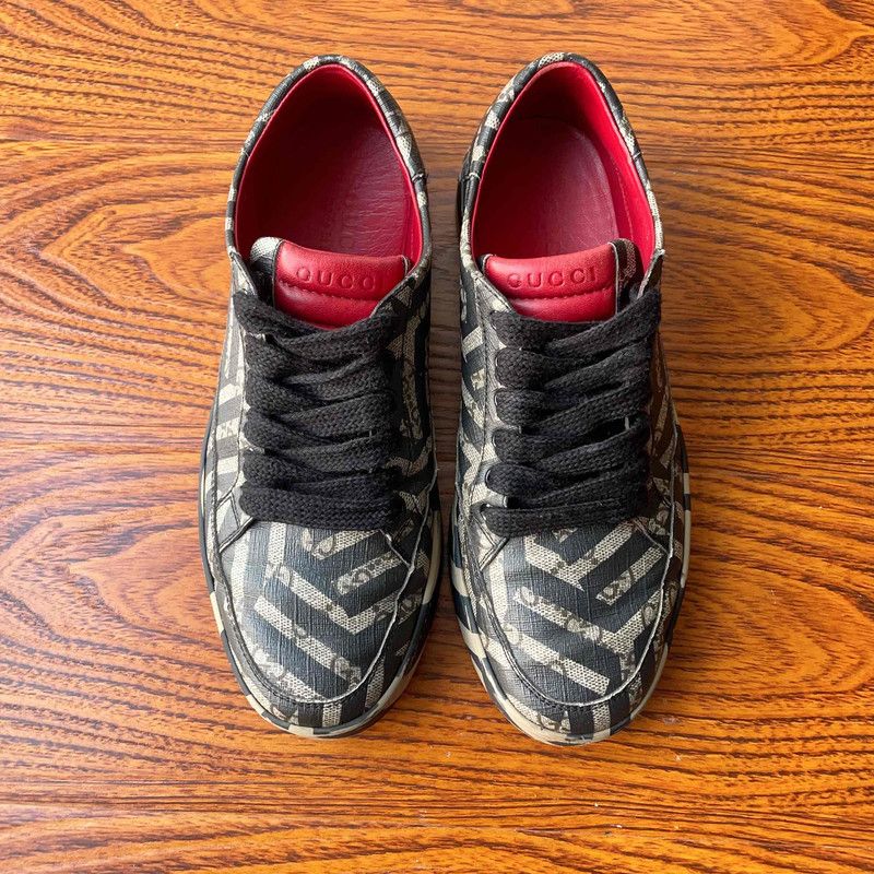 Gucci Gucci GG Supreme Low-Top Fashion Sneakers 0079 Size US 7.5 / EU 40-41 - 2 Thumbnail