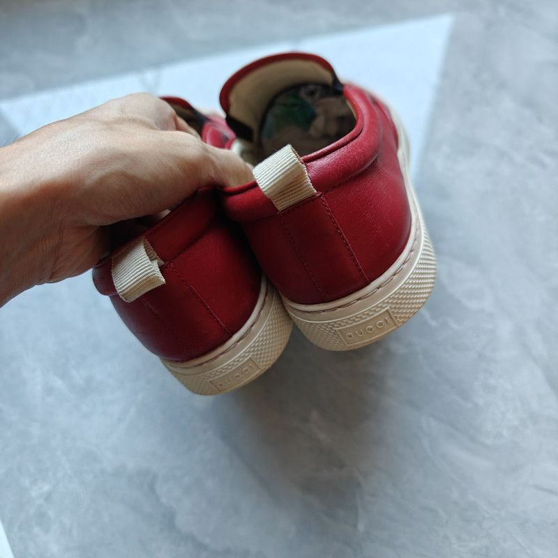 Gucci Gucci Striped Slip-On Fashion Sneakers for Men 0079 Size US 8.5 / EU 41-42 - 7 Thumbnail