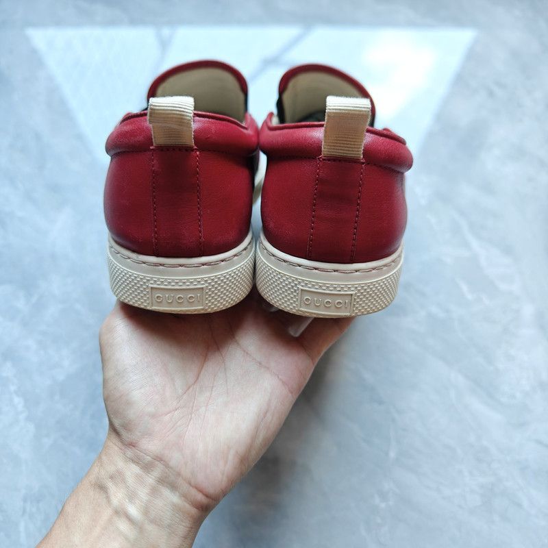 Gucci Gucci Striped Slip-On Fashion Sneakers for Men 0079 Size US 8.5 / EU 41-42 - 3 Thumbnail