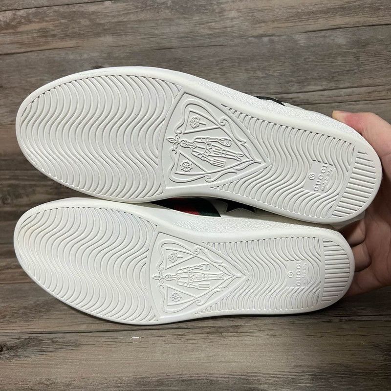 Gucci Gucci Ace Star Fashion Sneakers for Men 0079 Size US 8 / EU 41 - 4 Thumbnail