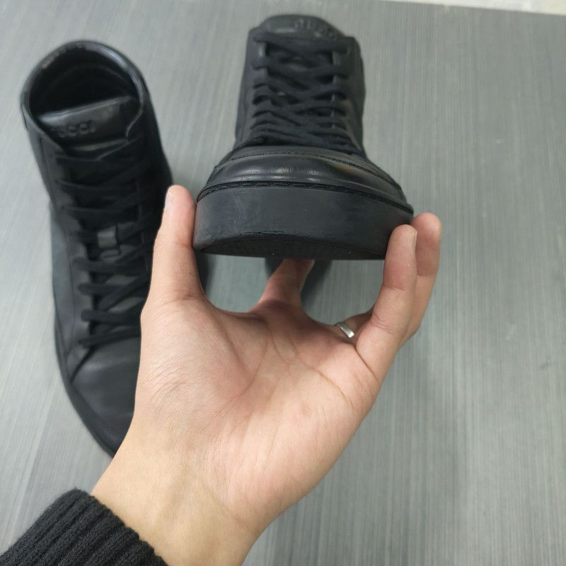 Gucci Gucci High-Top Sneakers in Black 0079 Size US 8 / EU 41 - 7 Thumbnail