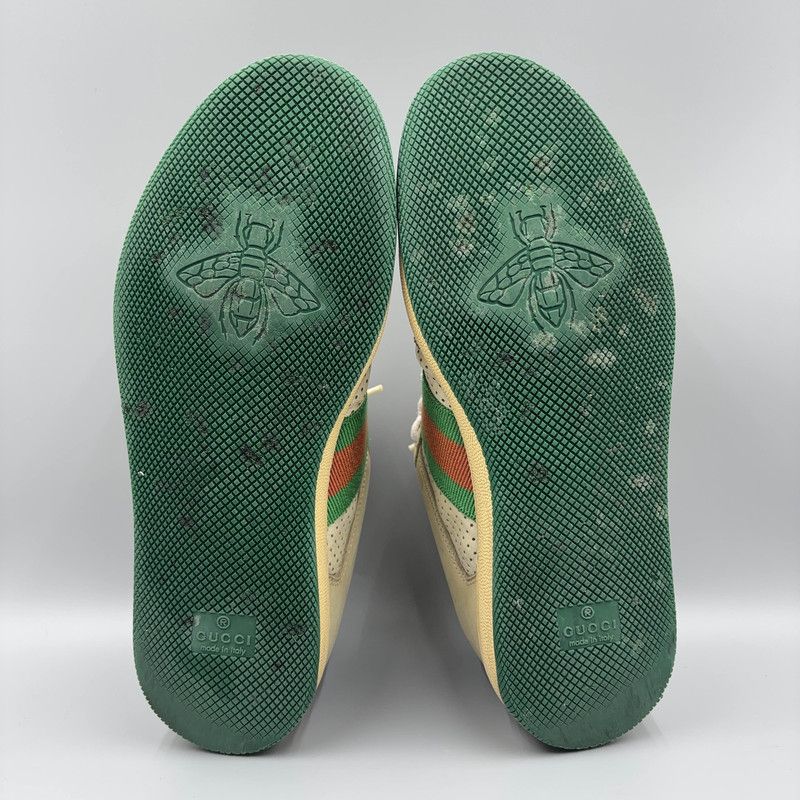 Gucci Gucci Screener Vintage Leather Sneakers for Men 0079 Size US 6.5 / EU 39-40 - 4 Thumbnail