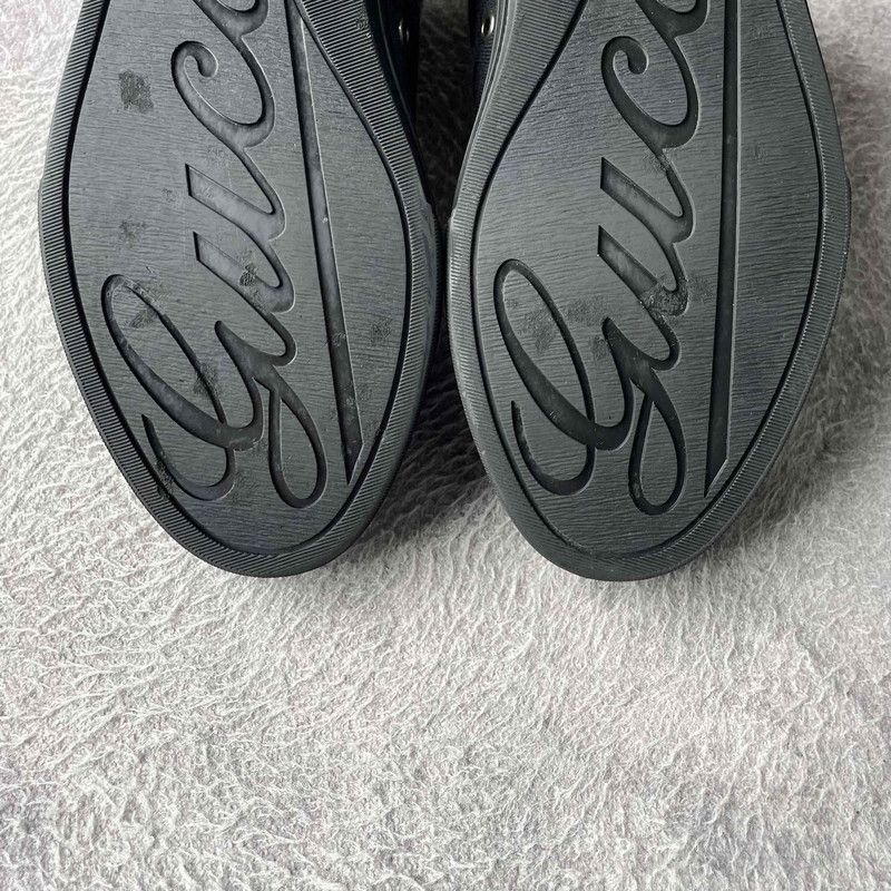 Gucci Gucci Retro GG Canvas Fashion High-Top Sneakers 0079 Size US 8.5 / EU 41-42 - 6 Thumbnail