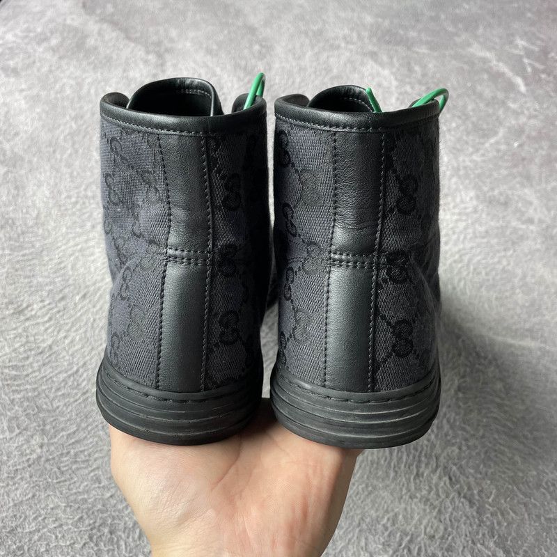 Gucci Gucci Retro GG Canvas Fashion High-Top Sneakers 0079 Size US 8.5 / EU 41-42 - 3 Thumbnail
