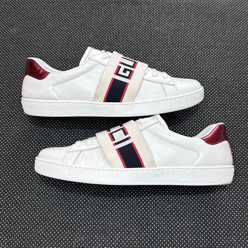 Gucci Gucci Ace Sports Low-Top Fashion Sneakers for Men 0079 Size US 9 / EU 42 - 6 Thumbnail