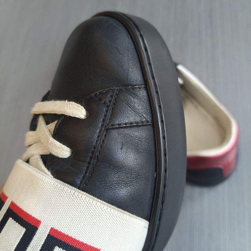 Gucci Gucci Ace Leather Striped Fashion Sneakers for Men 0079 Size US 7 / EU 40 - 7 Thumbnail