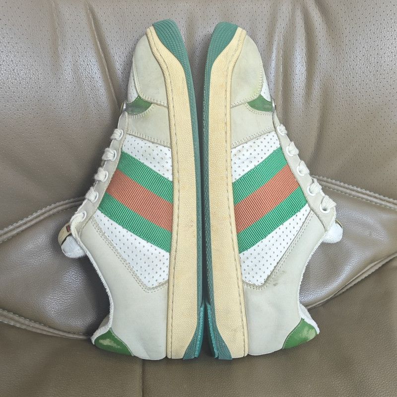 Gucci Gucci Screener Distressed Sneakers for Men 0079 Size US 8 / EU 41 - 6 Thumbnail