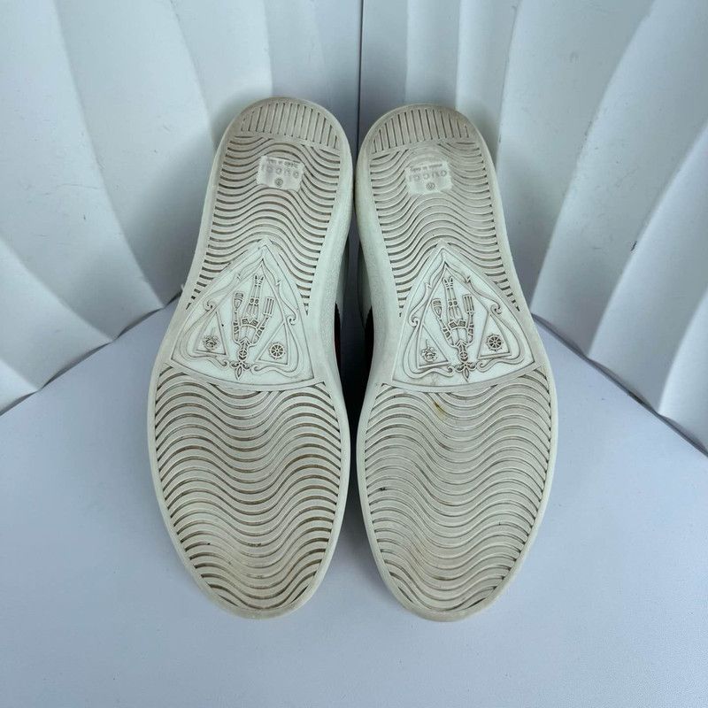 Gucci Gucci Ace Leather Fashion Sneakers for Men 0079 Size US 8 / EU 41 - 4 Thumbnail