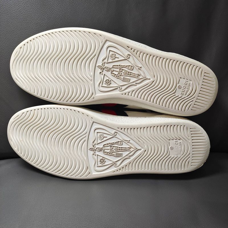 Gucci Gucci Ace Fashion Low-Top Sneakers for Men 0079 Size US 9.5 / EU 42-43 - 4 Thumbnail