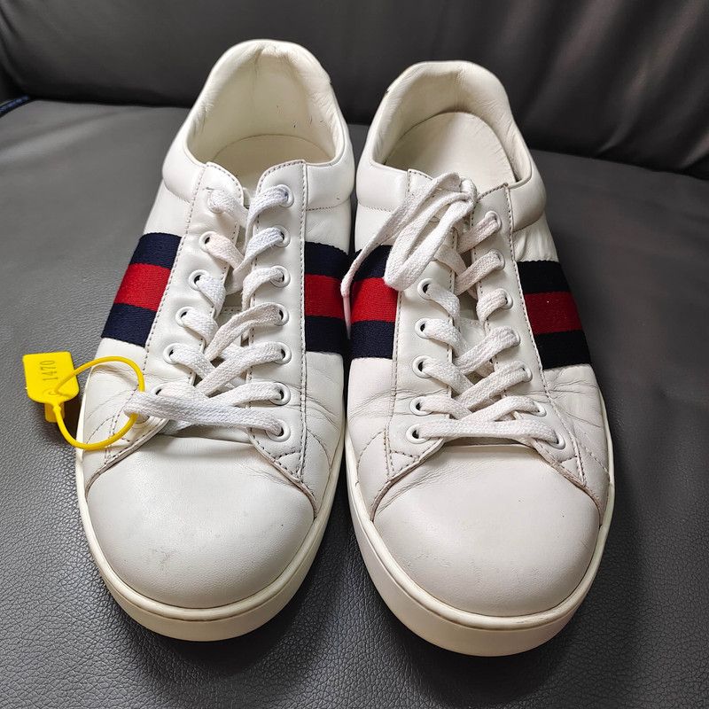 Gucci Gucci Ace Fashion Low-Top Sneakers for Men 0079 Size US 9.5 / EU 42-43 - 2 Thumbnail