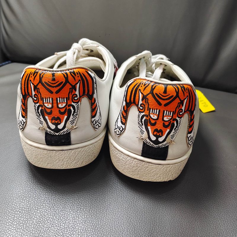 Gucci Gucci Ace Fashion Low-Top Sneakers for Men 0079 Size US 9.5 / EU 42-43 - 3 Thumbnail