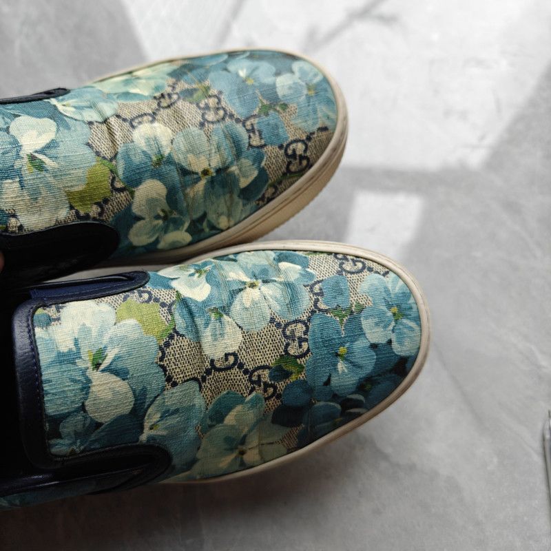 Gucci Gucci GG Supreme Canvas Slip-on Casual Shoes 0079 Size US 8 / EU 41 - 8 Thumbnail