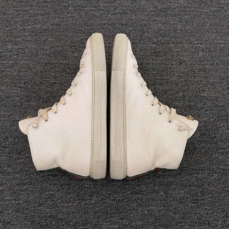Gucci Gucci High-Top Leather Sneakers for Men 0079 Size US 8.5 / EU 41-42 - 7 Thumbnail