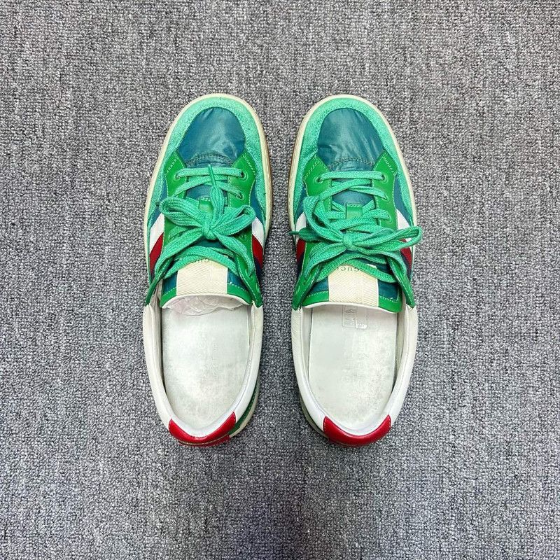 Gucci Gucci Color-Blocked Low-Top Casual Sneakers 0079 Size US 8 / EU 41 - 7 Thumbnail
