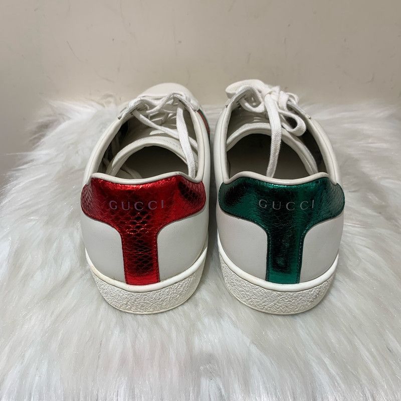 Gucci Gucci Ace Leather Sneakers for Men 0079 Size US 9.5 / EU 42-43 - 3 Thumbnail