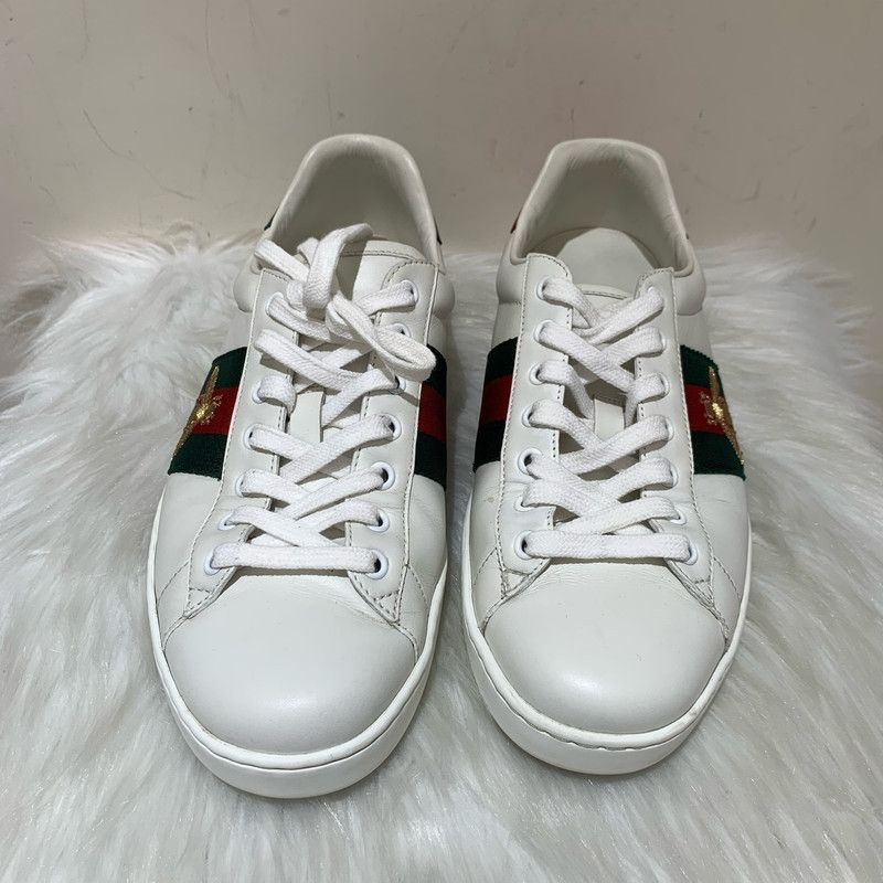 Gucci Gucci Ace Leather Sneakers for Men 0079 Size US 9.5 / EU 42-43 - 2 Thumbnail