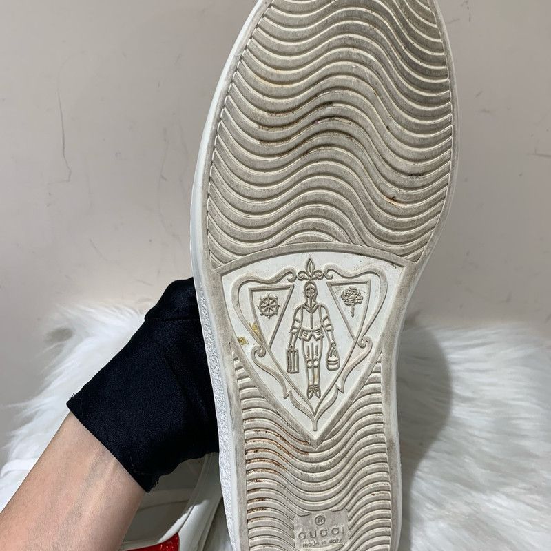 Gucci Gucci Ace Leather Sneakers for Men 0079 Size US 9.5 / EU 42-43 - 23 Thumbnail