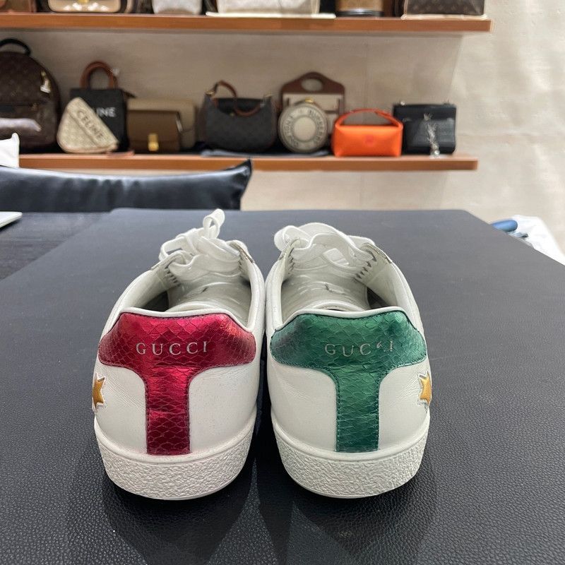 Gucci Gucci ACE Star Fashion Sneakers for Men 0079 Size US 8 / EU 41 - 3 Thumbnail
