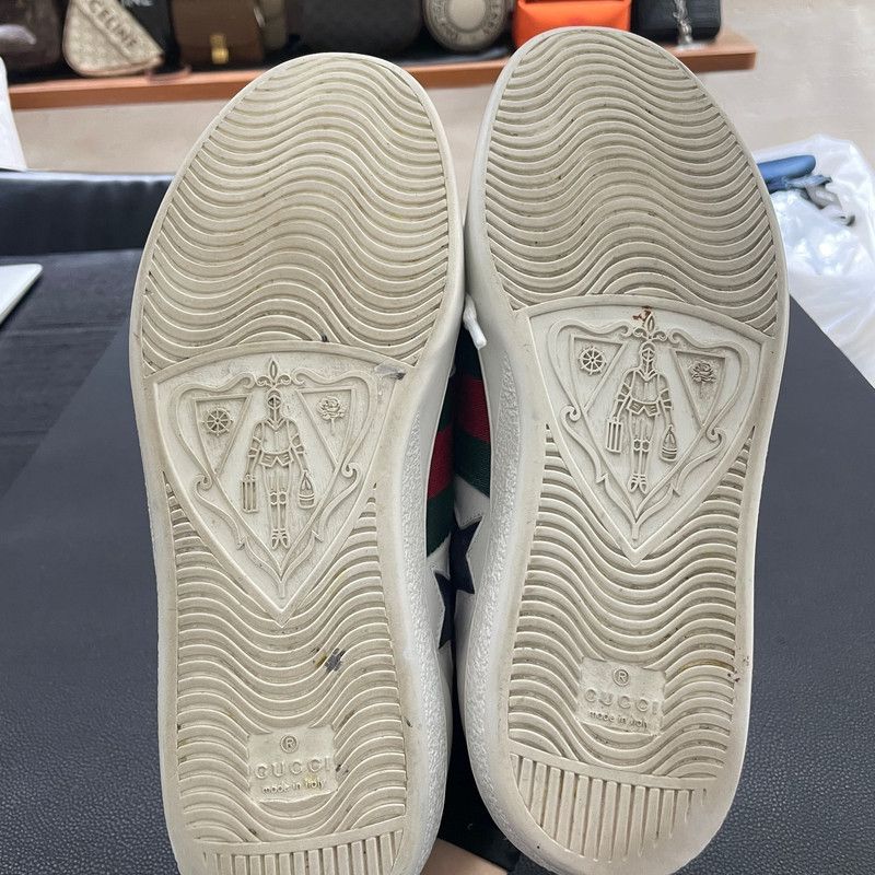 Gucci Gucci ACE Star Fashion Sneakers for Men 0079 Size US 8 / EU 41 - 4 Thumbnail