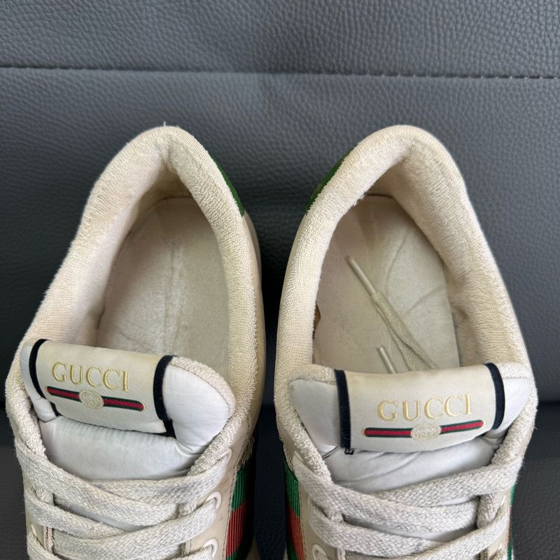 Gucci Gucci Screener Green Casual Sneakers 0079 Size US 10.5 / EU 43-44 - 3 Thumbnail