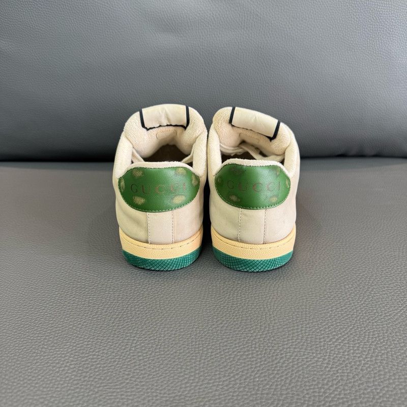 Gucci Gucci Screener Green Casual Sneakers 0079 Size US 10.5 / EU 43-44 - 2 Thumbnail